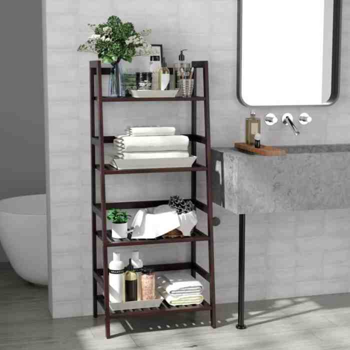 Bathroom shelf decor amazon