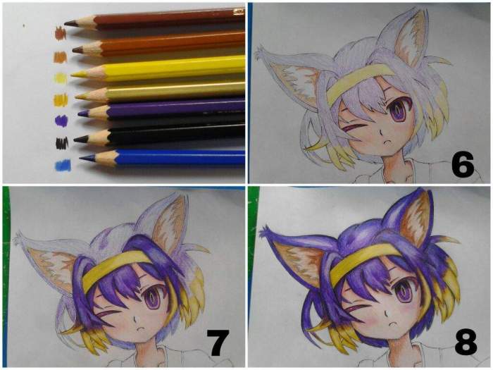 Coloring tips for anime