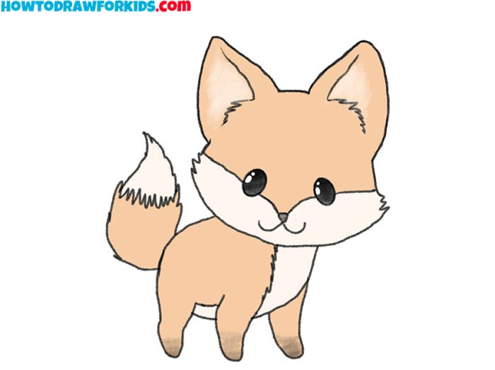 Flyign fox drawing easy