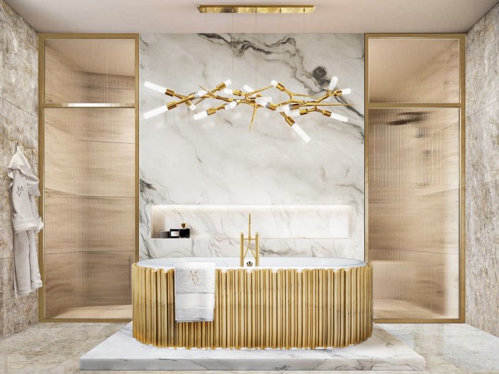 Black and gold bathroom decor ideas