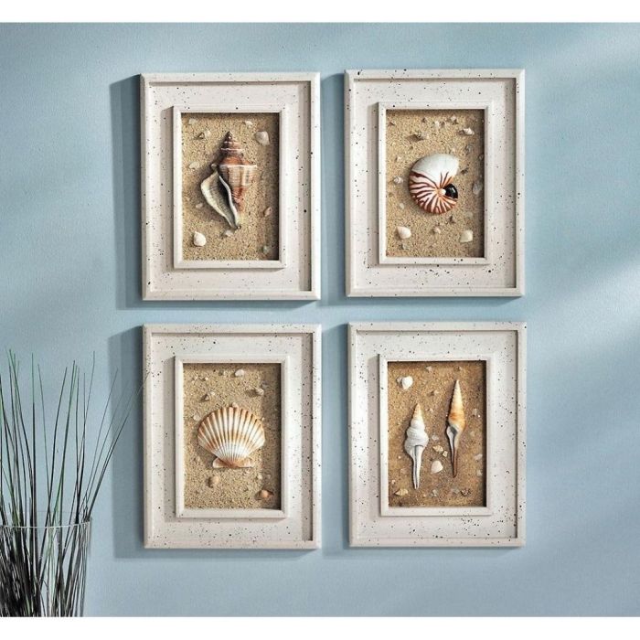 Bathroom beach wall decor