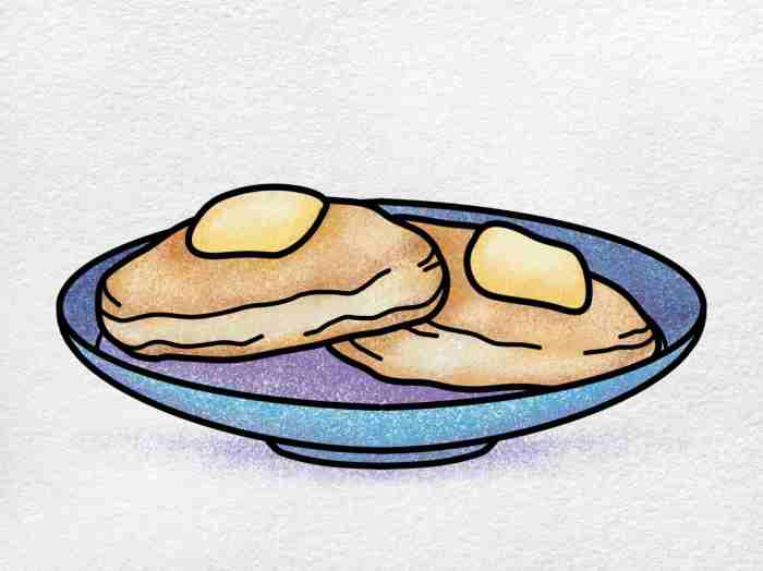 Drawing of a biscuit easy