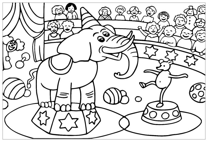 Circle art coloring pages animals