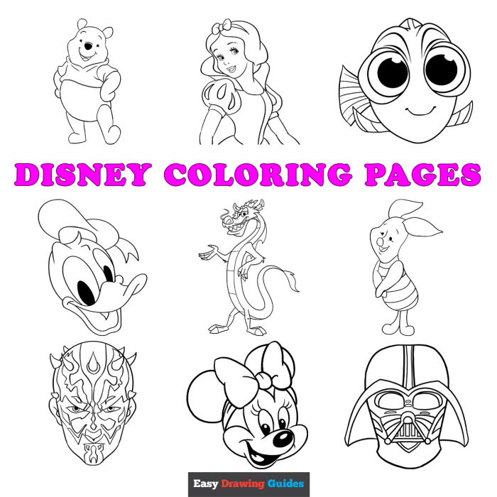 Coloring pages of disney animals