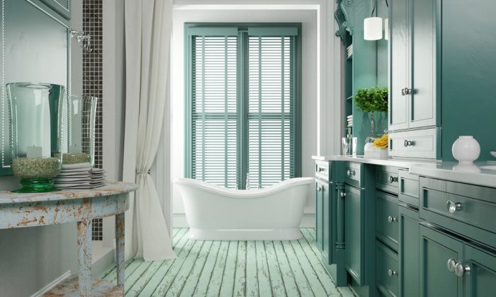 Green bathroom decor ideas