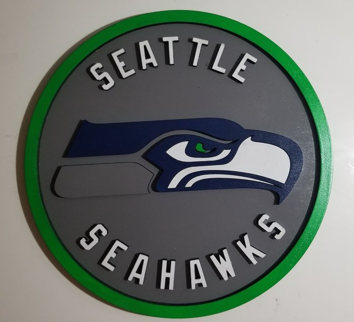 Seattle seahawks bathroom decor