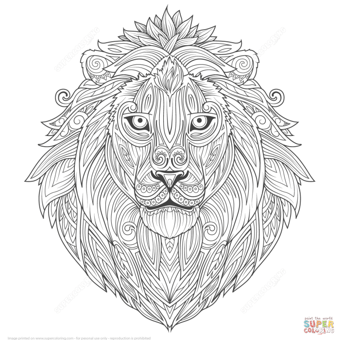 Zen coloring book animals